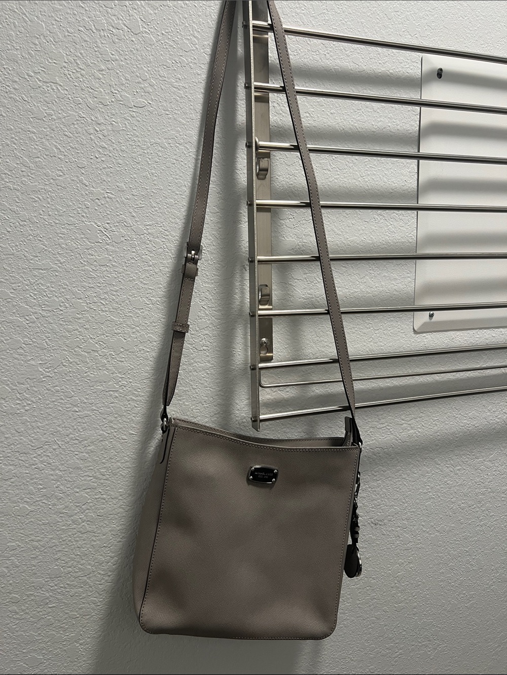 Michael Kors Taupe Crossbody Bag
